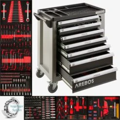 Werkzeugwagen 7 Fächer Mit 7 Werkzeugeinlegeböden