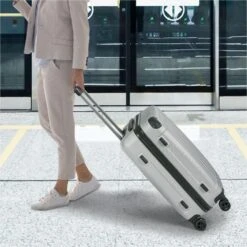 3 Tlg. Reisekoffer Set Silber -Arebos Verkaufsgeschäft 4260627420988 2 e43a