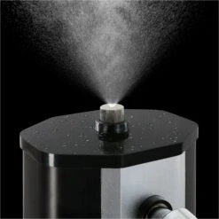 Solardusche 20L Silber & Bodenelement Anthrazit -Arebos Verkaufsgeschäft 4260627421558 004 2994