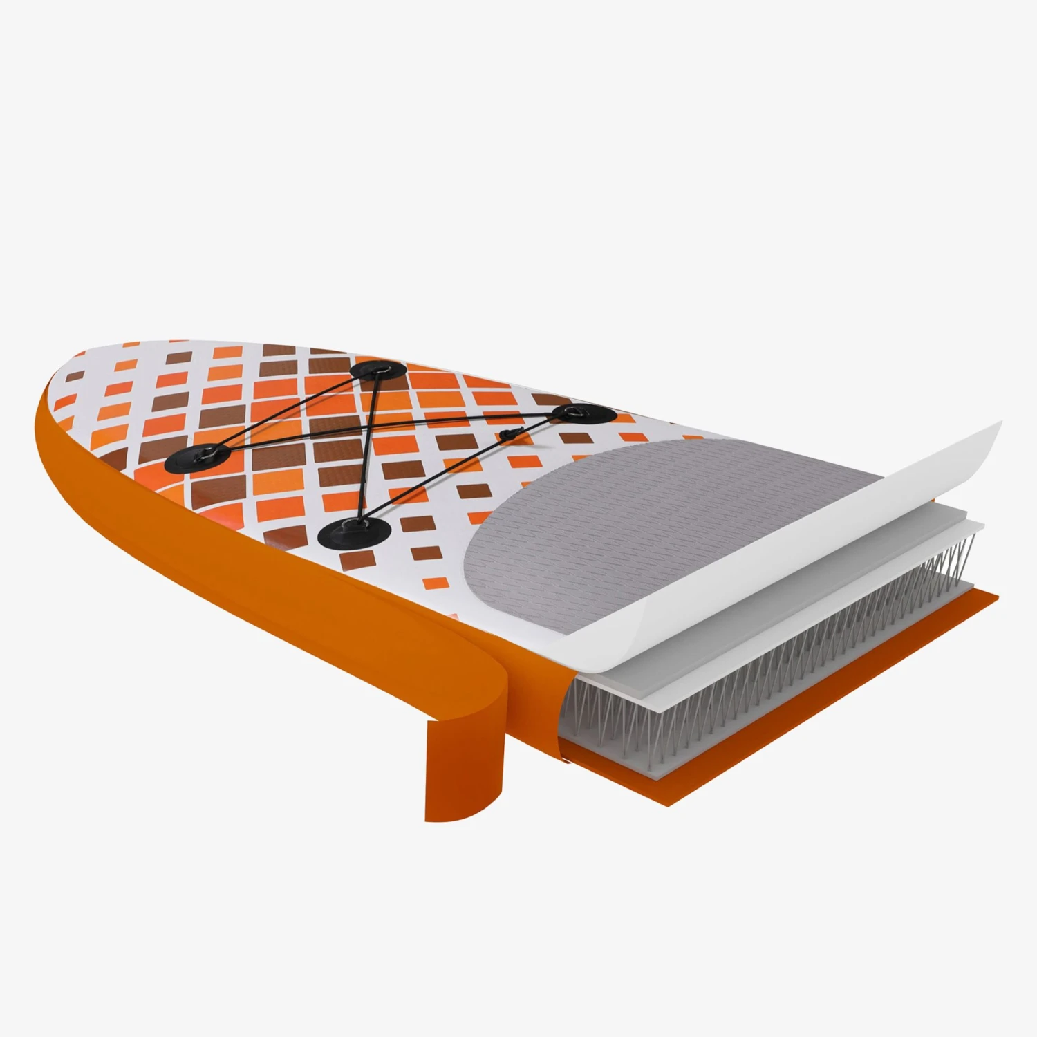 SUP Board 300cm Double Layer Orange 8 SUP Board 300cm Double Layer Orange – Bild 6