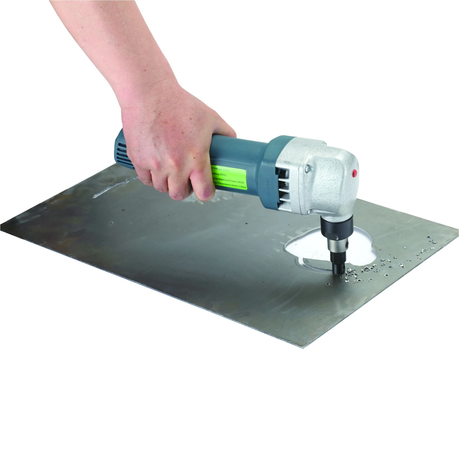 Blechnibbler 380W Inkl. 2 Köpfe 4 Blechnibbler 380W Inkl. 2 Köpfe – Bild 2