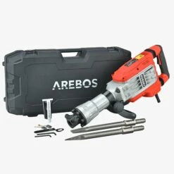 Abbruchhammer 1700W - Rot -Arebos Verkaufsgeschäft 4260627423996 014 06a9