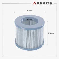 Spa Pool Antimikrobieller Filter 6 Stück -Arebos Verkaufsgeschäft 4 4260627427062 005 a26c