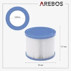 Spa Pool Filterkartusche 6 Stück -Arebos Verkaufsgeschäft 4 sketch 8f36