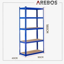 AREBOS - Schwerlastregal 2er Set -Arebos Verkaufsgeschäft 4 sketch cm 4260551585517 1a3f