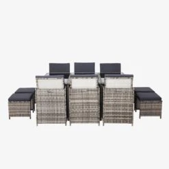 Rattan Sitzgruppe 11teilig -Arebos Verkaufsgeschäft 5 4260627422579 000 474f