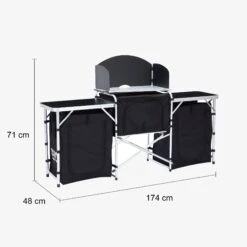 Campingküche XL -Arebos Verkaufsgeschäft 5 4260627426126 Ma skizze 8ae7