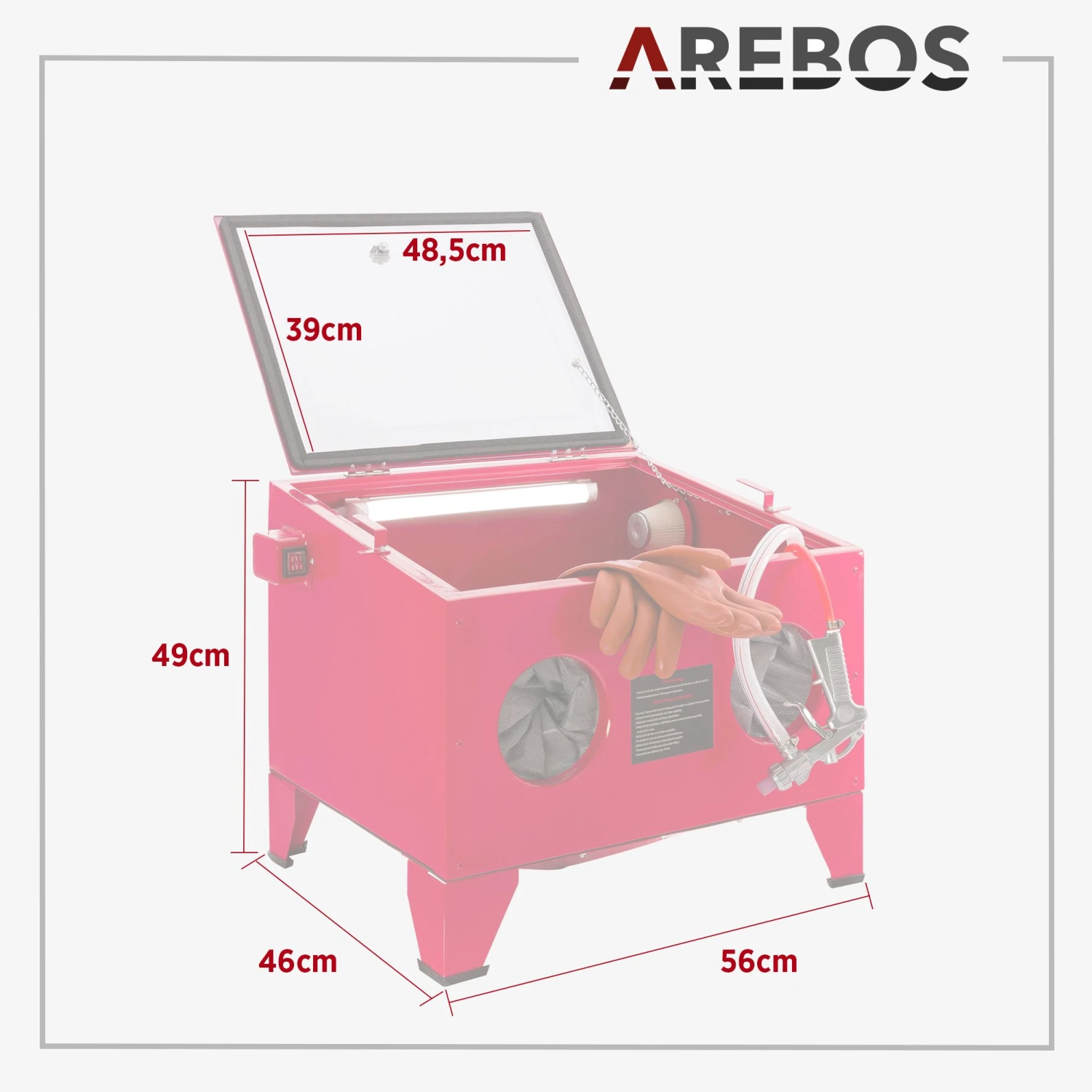 Sandstrahlkabine 90L 9 Sandstrahlkabine 90L – Bild 7