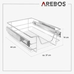 Teleskop Schublade 40cm -Arebos Verkaufsgeschäft 6 Sketch 2x2 4260627420360 24b2