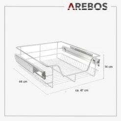 Teleskop Schublade 50cm 16 Teleskop Schublade 50cm -Arebos Verkaufsgeschäft 6 Sketch 2x2 4260627420377 b757