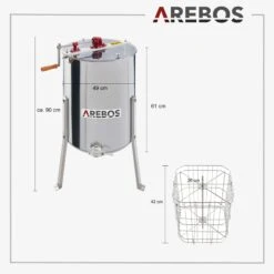 Honigschleuder ECO 4 Rahmen -Arebos Verkaufsgeschäft 7 4260551588891 Ma e d3e9