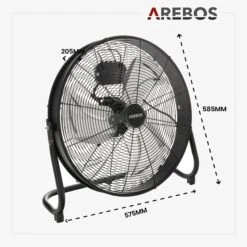 Bodenventilator 20 Zoll 120W -Arebos Verkaufsgeschäft 7 Sketch b0b7