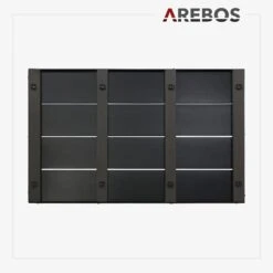 Solardusche Bodenelement - Anthrazit -Arebos Verkaufsgeschäft 7 hp3 2x2 016d