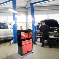 Werkstattwagen - 9 Fächer - Zweifarbig -Arebos Verkaufsgeschäft 7 live 4260627425907 2000 079d