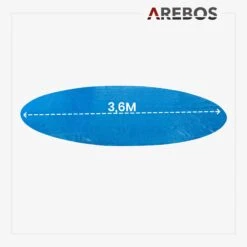 Pool Solarfolie - 3,6m Rund -Arebos Verkaufsgeschäft 8 Sketch b4e1