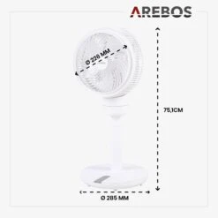 Bodenventilator 55W 16 Bodenventilator 55W -Arebos Verkaufsgeschäft 8 Sketch f68a