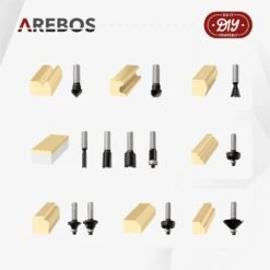 Oberfräse 1200W Inkl. 12 Fräser -Arebos Verkaufsgeschäft 8 hp5 2000x2000 4865