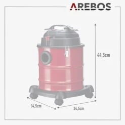 Aschesauger 20L 1200W Inkl. HEPA Filter -Arebos Verkaufsgeschäft 8 sketch 2x2 4260627424962 aae5