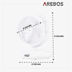 Tischventilator 55W -Arebos Verkaufsgeschäft 9 Sketch b7a6