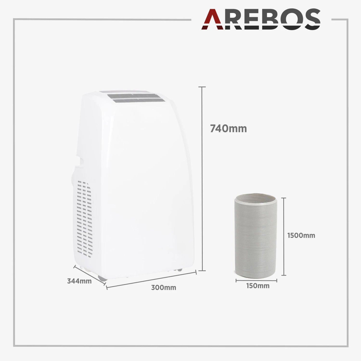 Mobile Klimaanlage 12000 BTU 9 Mobile Klimaanlage 12000 BTU – Bild 7