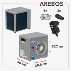 Mini Wärmepumpe 3,9 KW -Arebos Verkaufsgeschäft 9 sketch 2x2 4252023110990 2596