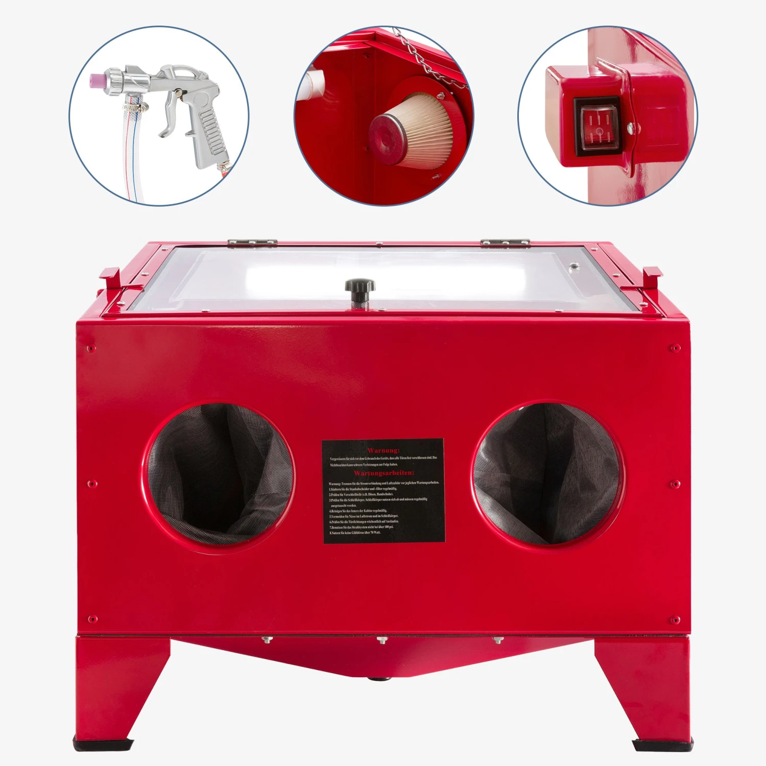 Sandstrahlkabine 90L 5 Sandstrahlkabine 90L – Bild 3