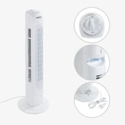 Turmventilator 50W Weiß -Arebos Verkaufsgeschäft Highlight collection 2000x2000 f2b8