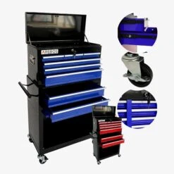 Werkstattwagen - 9 Fächer - Zweifarbig