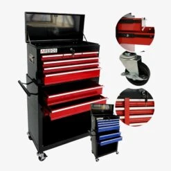 Werkstattwagen - 9 Fächer - Zweifarbig -Arebos Verkaufsgeschäft Variante 7f1d