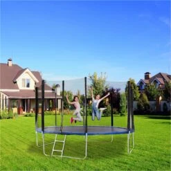 Trampolin Randabdeckung 487 Cm -Arebos Verkaufsgeschäft blue 079f