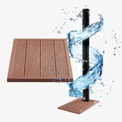 Solardusche 35L Schwarz & Bodenelement Holzoptik 16 Solardusche 35L Schwarz & Bodenelement Holzoptik -Arebos Verkaufsgeschäft gallery 2000x2000 9363