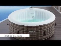 Spa Pool Rome Rund - 2400W -Arebos Verkaufsgeschäft hqdefault 1 1