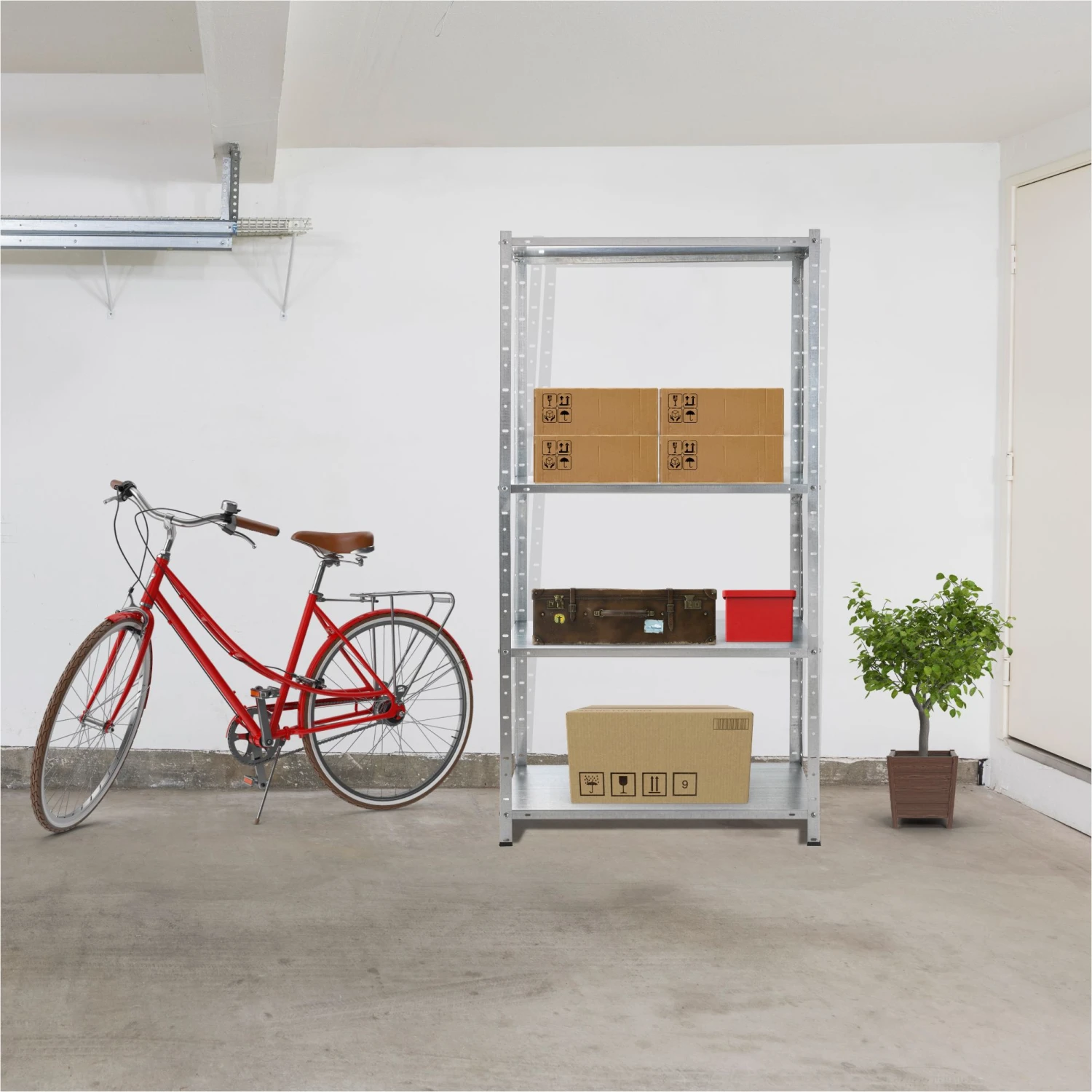 Schwerlastregal 150x75x30cm 100kg 1 Stück 4 Schwerlastregal 150x75x30cm 100kg 1 Stück – Bild 2