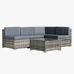 Alu Rattan Lounge Paris - 4 Personen 17 Alu Rattan Lounge Paris - 4 Personen -Arebos Verkaufsgeschäft rattan 3774